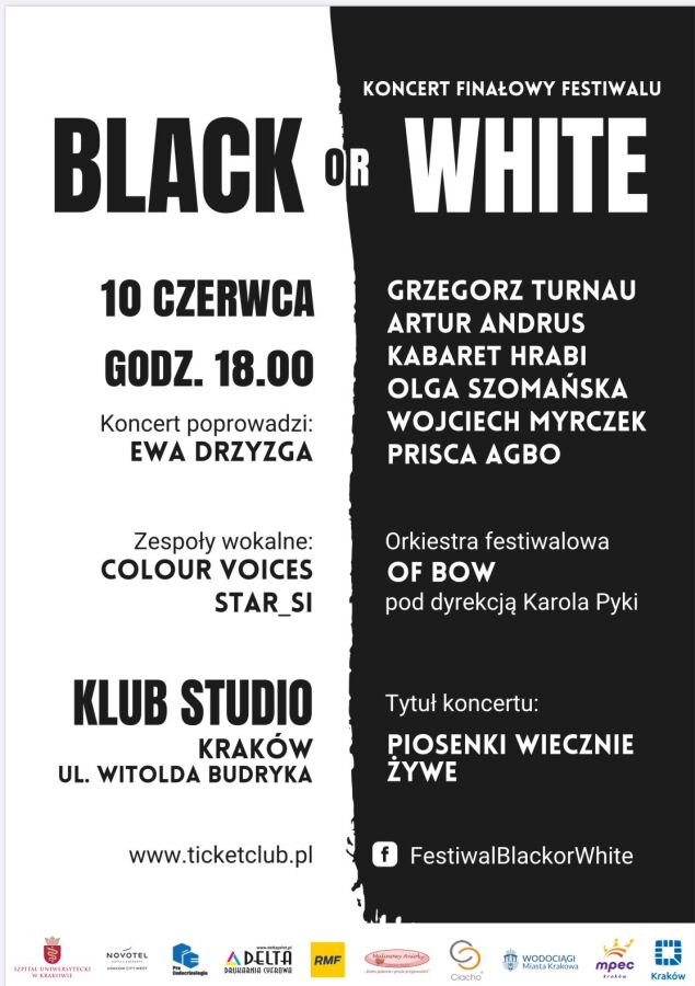 black or white nowy plakat 2023