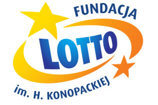 Grafika przedstawia logo fundacji Lotto.