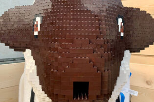 Owca z klocków LEGO. Fot. materiały prasowe