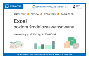 Excel – poziom średniozaawansowany - bezpłatne szkolenie online