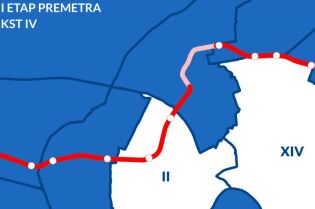 dzielnica II i XIV, mapka, premetro. Fot. materiały ZIM