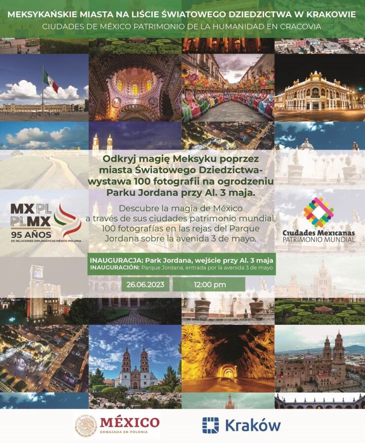 Dziedzictwo Meksyku na fotografiach w parku Jordana