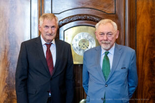 Nowy Konsul Niemiec z wizytą u Prezydenta Krakowa. Fot. Piotr Wojnarowski - Kancelaria Prezydenta UMK