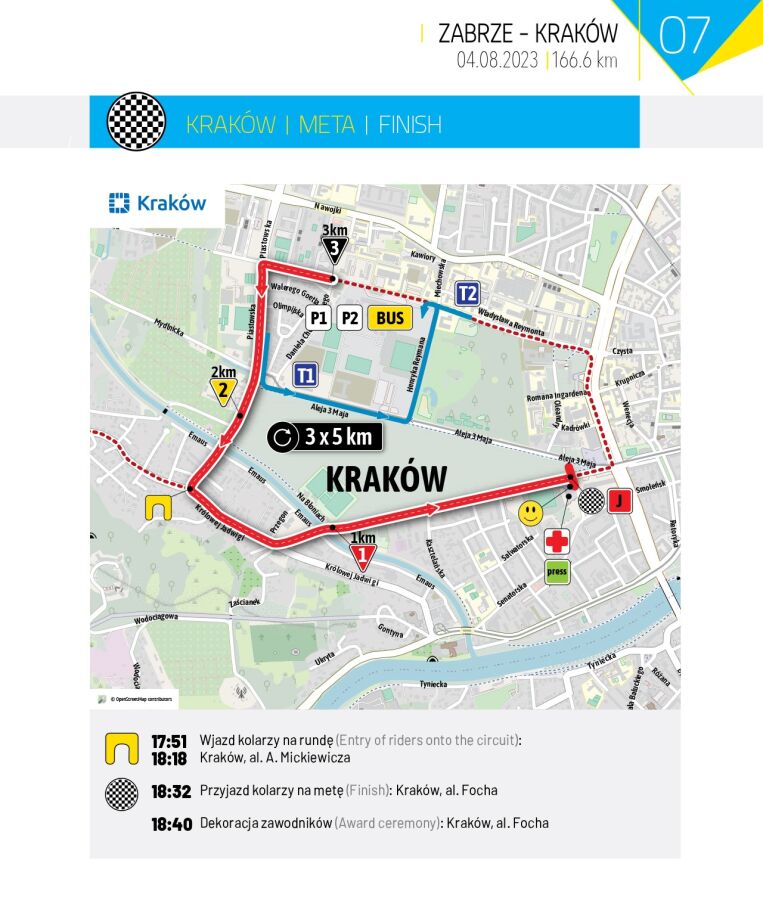 80. Tour de Pologne - zmiany w organizacji ruchu i komunikacji miejskiej
