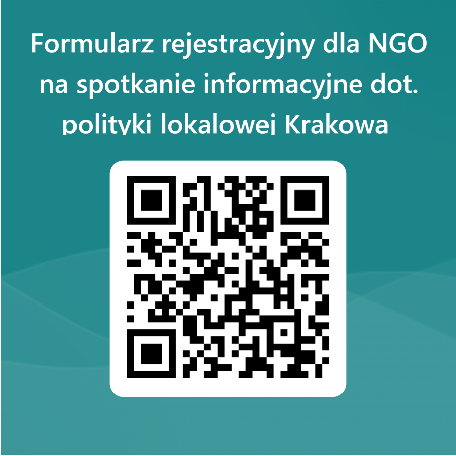 QRCode dla Formularz rejestracyjny dla NGO na spotkanie informacyjne dot. polityki lokalowej Krakowa 