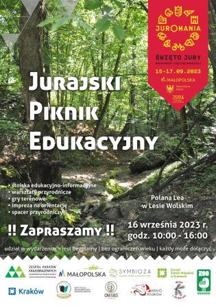 Zaproszenie na Jurajski Piknik Edukacyjny w Lesie Wolskim 16 września