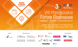 Banner VIII forum gospodarczego. Fot. MARR