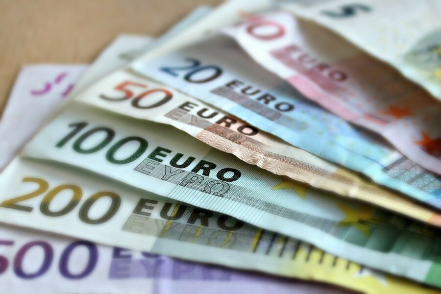 Euro, banknoty, pieniądze