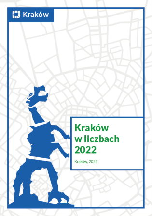 Kraków w liczbach 2022 - okładka . Fot. Rozwój Krakowa