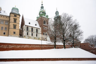 zimowy Wawel . Fot. P. Wojnarowski - Kancelaria Prezydenta, Urząd Miasta Krakowa