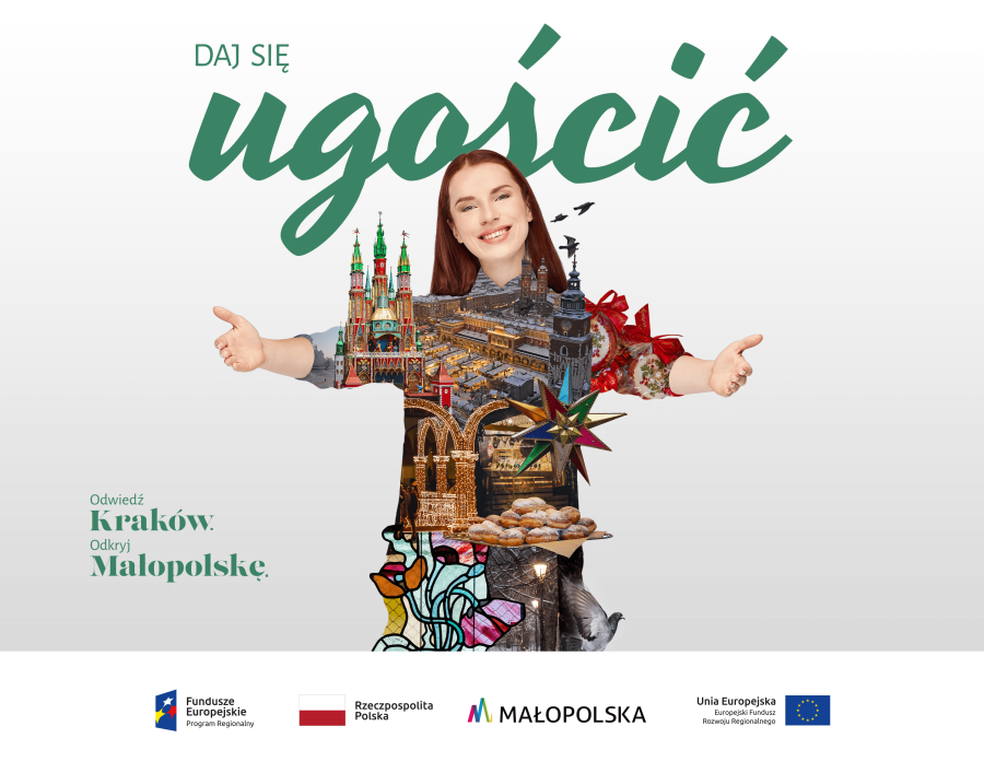 Daj się ugościć - zimowa kampania MCP grafika Kraków
