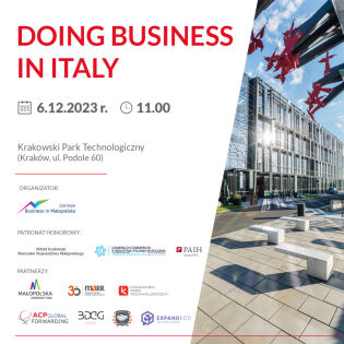  Konferencja: Doing business in Italy | 6.12.2023 r.. Fot. mat. prasowe