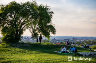 miasto panorama zieleń drzewo. Fot. Bogusław Świerzowski / www.krakow.pl