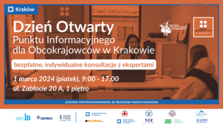 Dzień Otwarty Punktu Informacyjnego dla Obcokrajowców w Krakowie. Fot. OTWARTY KRAKÓW<br/>OPEN KRAKOW