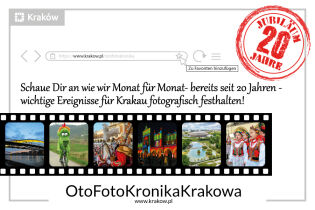 20 Jahre Fotografie-Chronik von Krakau. Foto KRAKAU DIE WELTOFFENE STADT