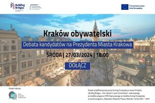 Debata kandydatów na prezydenta Krakowa. Fot. Fundacja Biuro Inicjatyw Społecznych