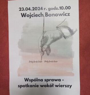 Kolejne spotkanie poetów na Nowaczyńskiego.. Fot. DPS im. L. i A. Helclów w Krakowie