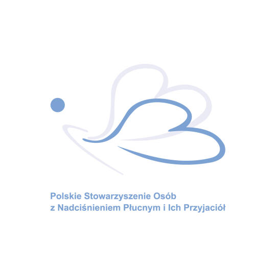 logotyp Polskiego Stowarzyszenia Osób z Nadciśnieniem Płucnym i Ich Przyjaciół