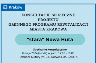plakat Nowa Huta. Fot. rewitalizacja