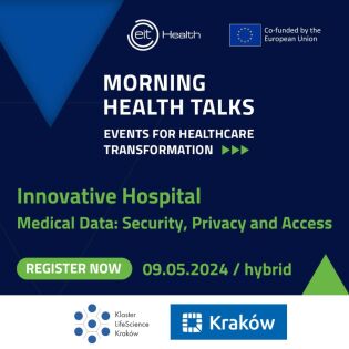 EIT Health Morning Health Talks. Fot. Klaster LifeScience Kraków