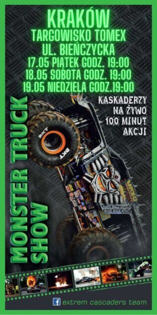 monster truck show. Fot. materiały prasowe
