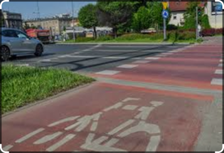 Remont przejazdów rowerowych na Grzegórzkach. Fot. materiały prasowe