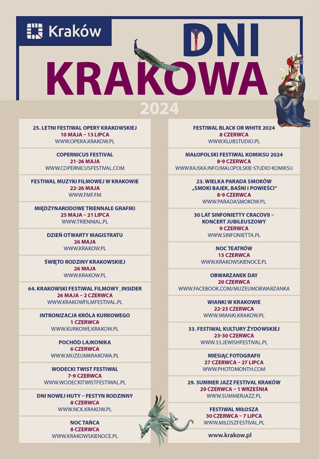 Dni Krakowa 2024 afisz