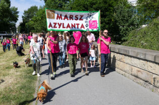 marsz azylanta 2024. Fot. Bogusław Świerzowski/Kraków.pl