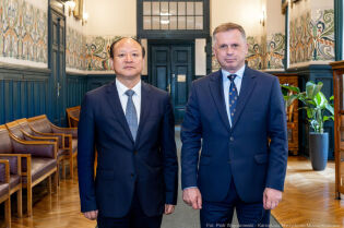 Wizyta członków Chińskiej Rady ds. Promocji Handlu Międzynarodowego . Fot. Piotr Wojnarowski - Kancelaria Prezydenta Miasta Krakowa