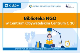 Biblioteka NGO w Centrum Obywatelskim Centrum C 10. Fot. Centrum Obywatelskie Centrum C 10 w Krakowie
