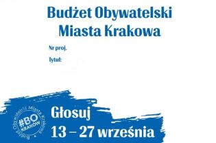 promocja bo. Fot. Budżet Obywatelski Miasta Krakowa