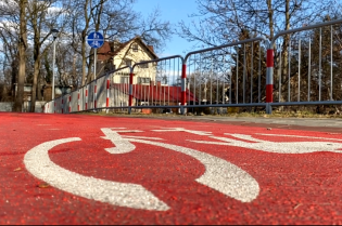 Ścieżka rowerowa wzdłuz Armii Krajowej i Jasnogórskiej. Fot. ZDMK