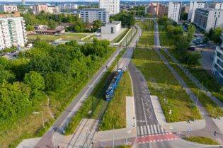 tramwaj do Górki Narodowej. Fot. Zarząd Inwestycji Miejskich w Krakowie