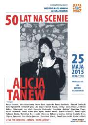 jubileusz 50-lecia  działalności artystycznej Pani Alicji Tanew
