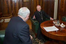 Prezydent Jacek Majchrowski powitał abpa Marka Jędraszewskiego