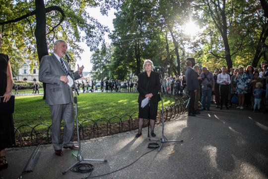 bs-09 września 2018-202a8939.jpg-Skwer,Wajda,Majchrowski,Uroczystość