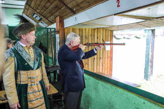 bs-15 września 2018-img_8457.jpg-Strzelanie,Bractwo Kurkowe,Strzelnica,Pasternik,Majchrowski