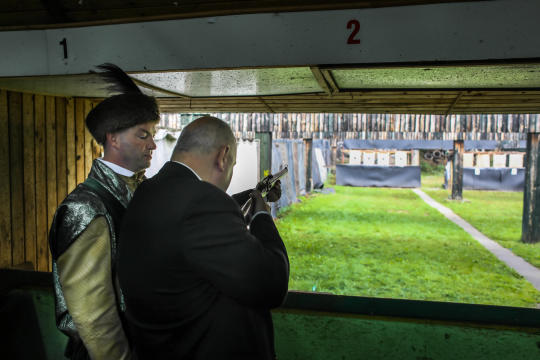 bs-15 września 2018-img_8493.jpg-Strzelanie,Bractwo Kurkowe,Strzelnica,Pasternik,Majchrowski