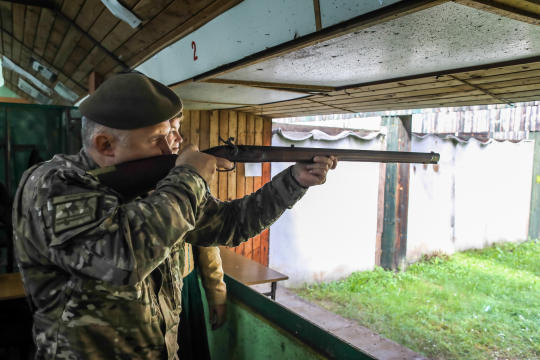 bs-15 września 2018-img_8548.jpg-Strzelanie,Bractwo Kurkowe,Strzelnica,Pasternik,Majchrowski