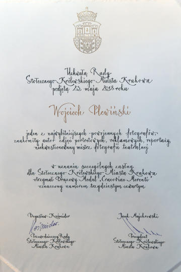 dsc_3828 copy.jpg-„Cracoviae Merenti” Wojciechowi Plewińskiemu i Antoniemu Borg