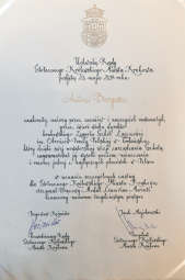 dsc_3829 copy.jpg-„Cracoviae Merenti” Wojciechowi Plewińskiemu i Antoniemu Borg