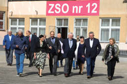 Uroczyste otwarcie boiska przy ZSO nr12 z udziałem PMK