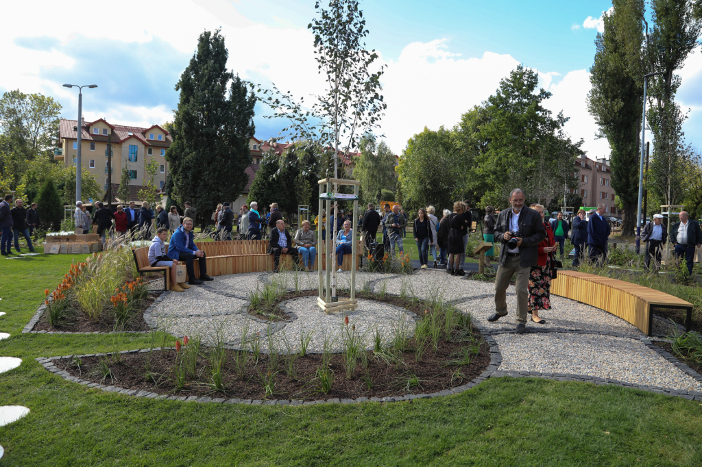 bs-29 września 2018-img_4001.jpg-Ogród Krakowian,Nad Potokiem,Majchrowski,ZZM,Park kieszonkowy  Autor: B. Świerzowski