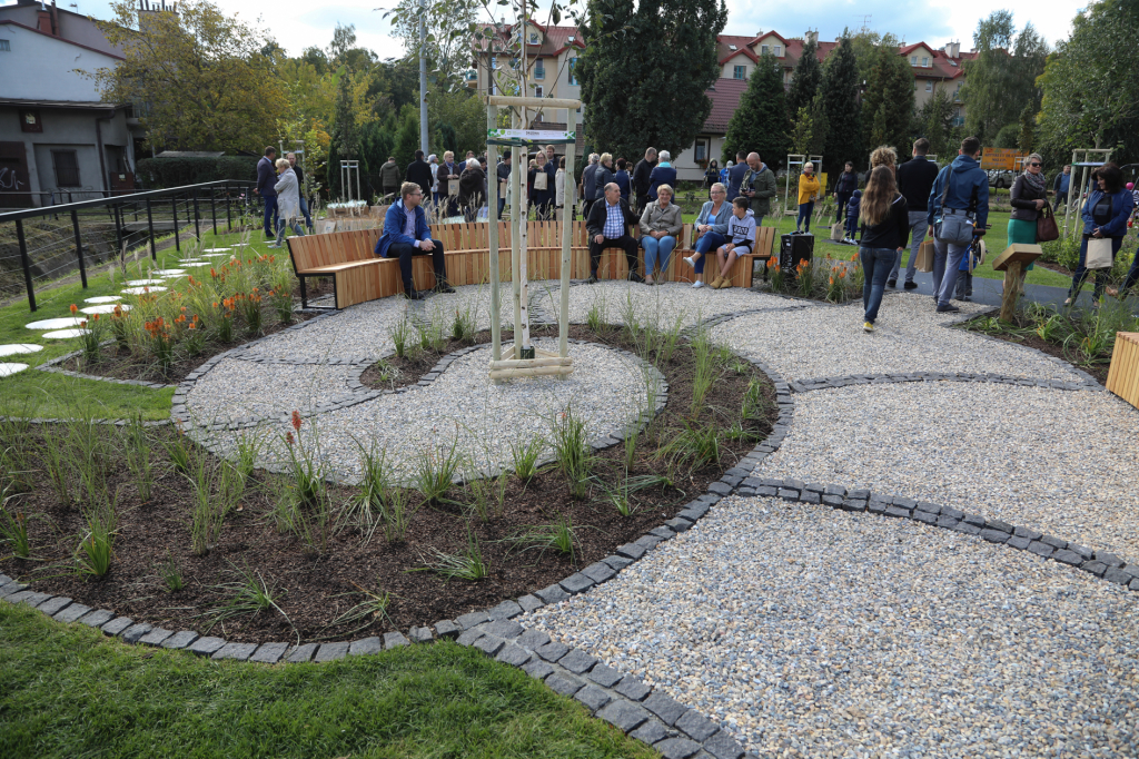 bs-29 września 2018-img_4004.jpg-Ogród Krakowian,Nad Potokiem,Majchrowski,ZZM,Park kieszonkowy  Autor: B. Świerzowski