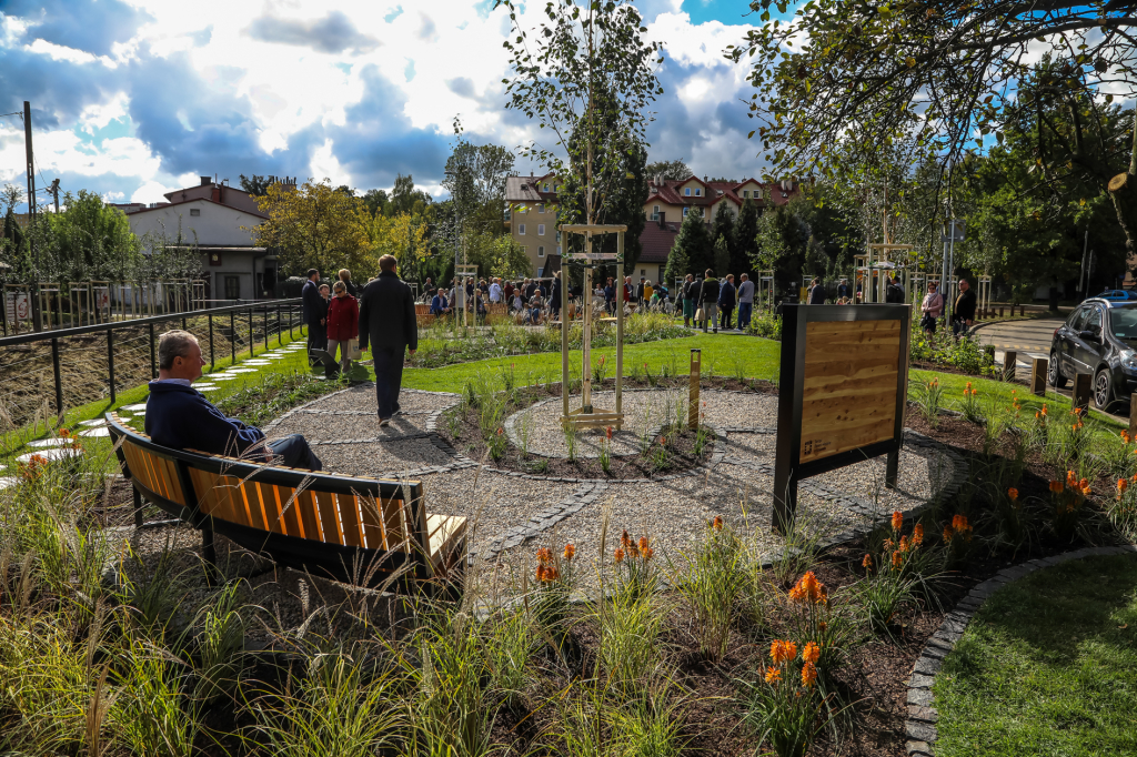 bs-29 września 2018-img_4031.jpg-Ogród Krakowian,Nad Potokiem,Majchrowski,ZZM,Park kieszonkowy  Autor: B. Świerzowski