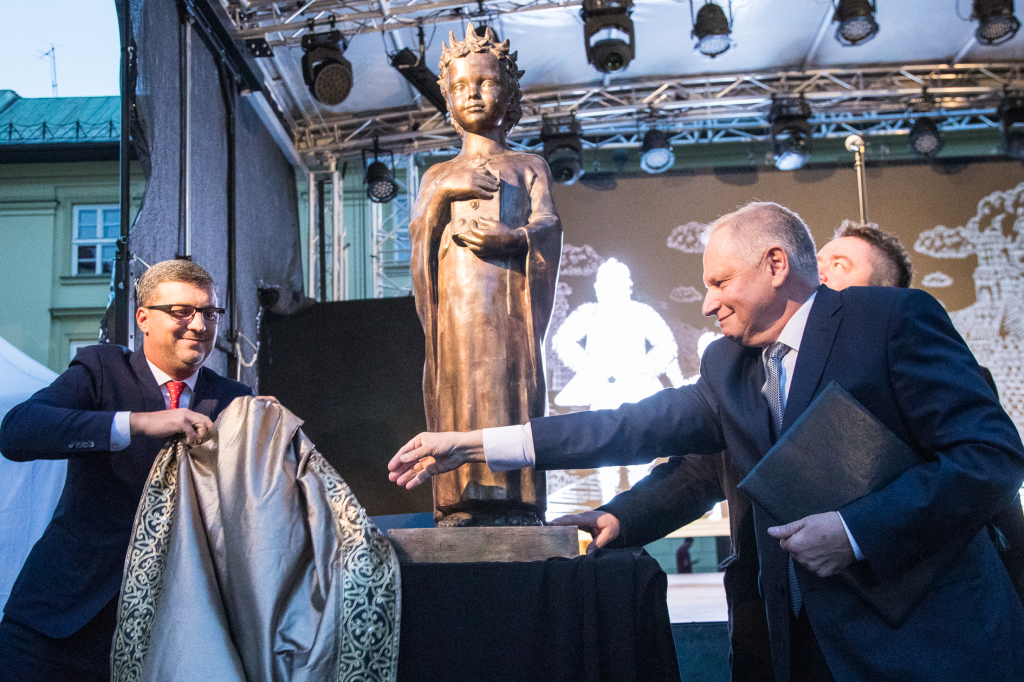 jg_krpl_20181006_8820.jpg-Kijów,spektakl,Muzyk,Mały Rynek,Rzeźba  Autor: B. Świerzowski