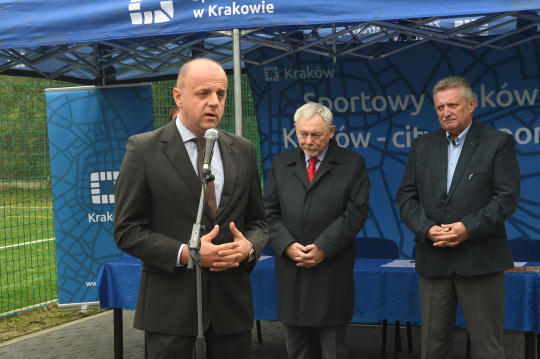 dsc_0786.jpg-Wmurowanie kamienia węgielnego pod budowę Centrum Zapaśniczego