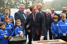 dsc_0845 copy.jpg-Wmurowanie kamienia węgielnego pod budowę Centrum Zapaśniczego