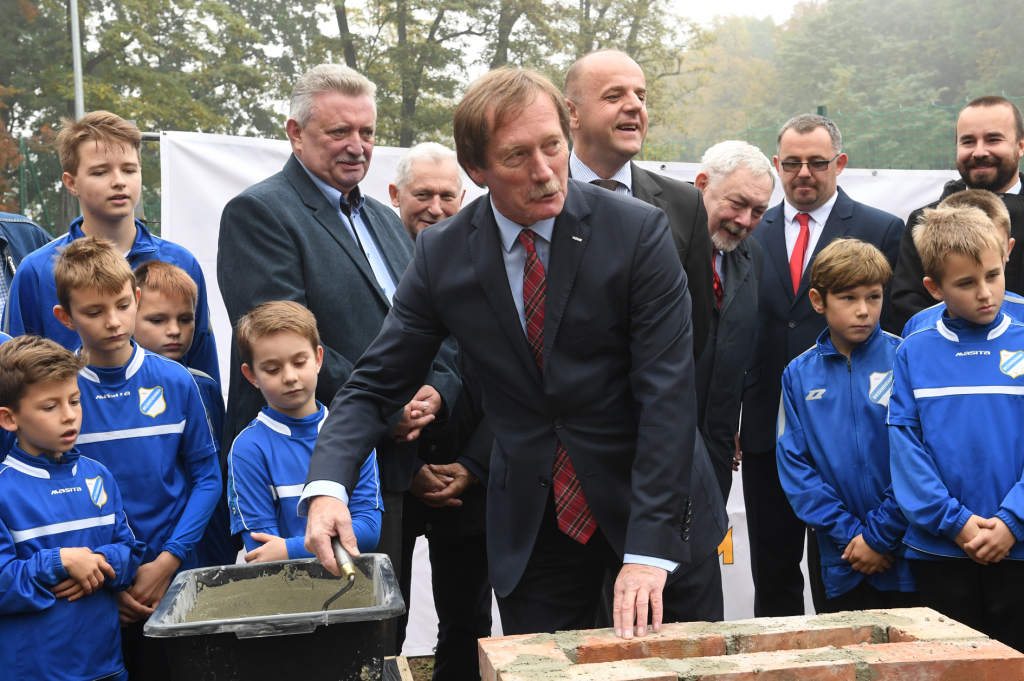 dsc_0845 copy.jpg-Wmurowanie kamienia węgielnego pod budowę Centrum Zapaśniczego  Autor: W. Majka