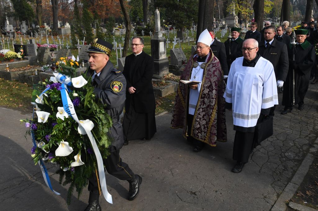 dsc_8658 copy.jpg-Uroczystości pogrzebowe prof. Jerzego Wyrozumskiego  Autor: W. Majka